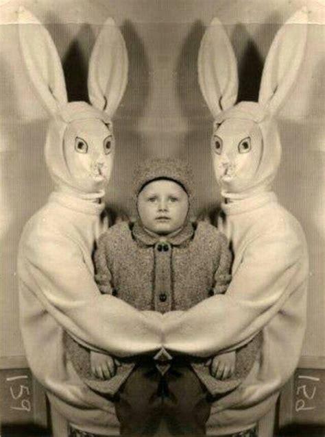 creepy easter bunny pictures